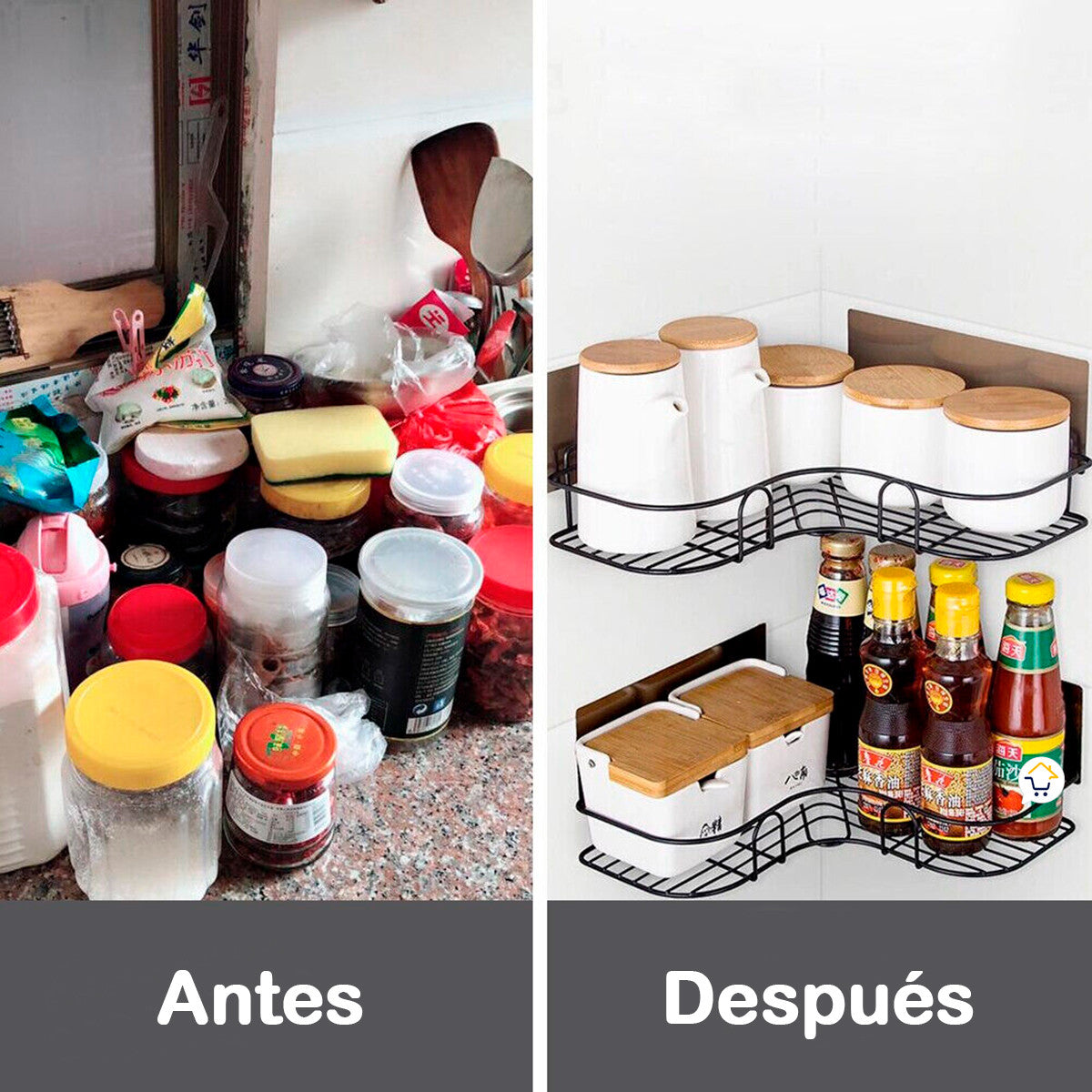 Estante Organizador Pared Adhesivo 9204