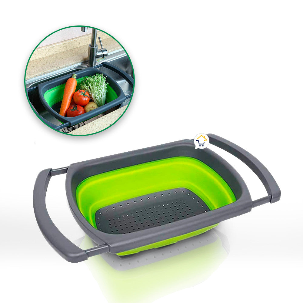 Colador Silicona Plegable ELD6111