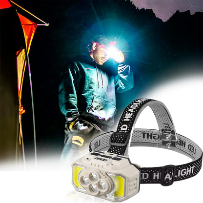 Linterna Minera LED USB 6 Modos HX-815