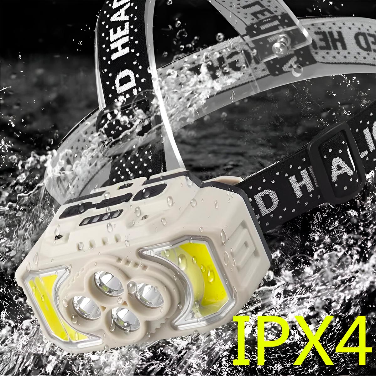 Linterna Minera LED USB 6 Modos HX-815