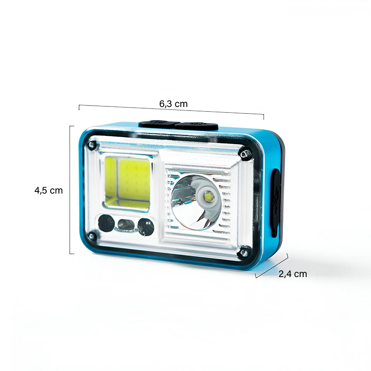 Luz Bicicleta 7 Modos Recargable XQ-T4-C