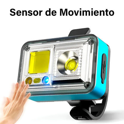 Luz Bicicleta 7 Modos Recargable XQ-T4-C
