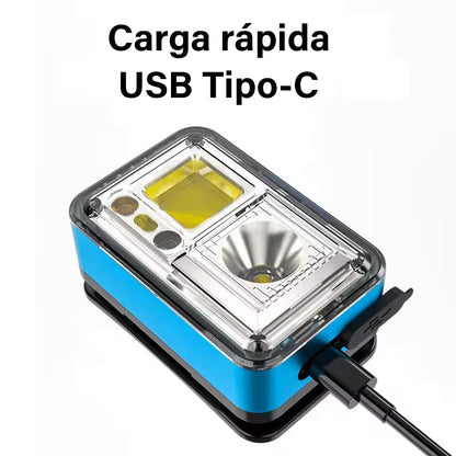 Luz Bicicleta 7 Modos Recargable XQ-T4-C