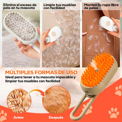 Cepillo Vaporizador Quita pelos KP-2165