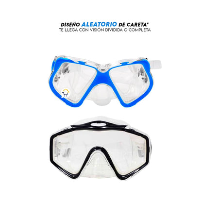 Kit Careta + Snorkel Buceo NSP1900